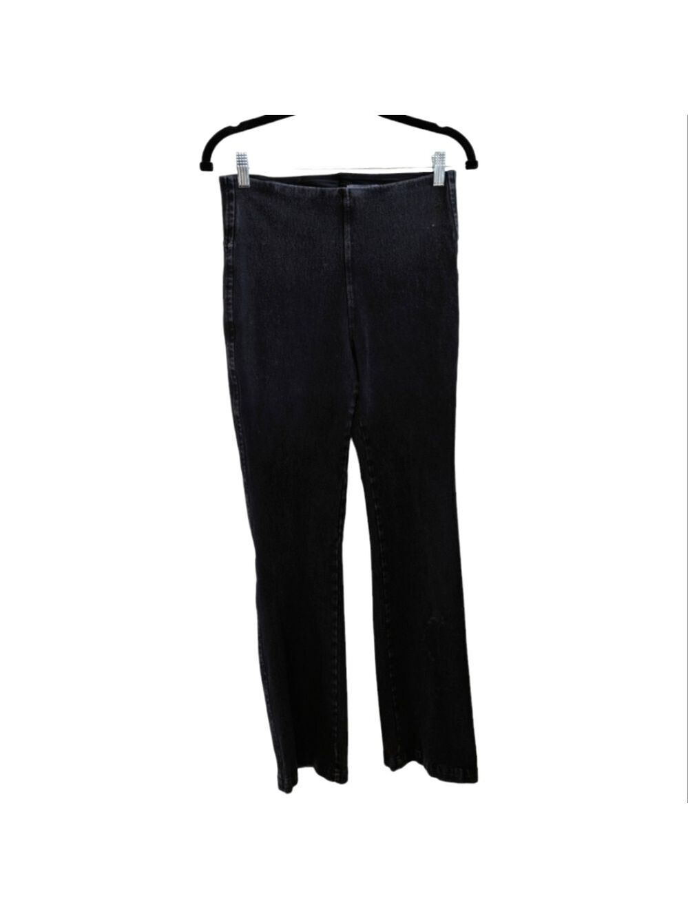 Lysse Black Wash Flare Jeggings Size Medium